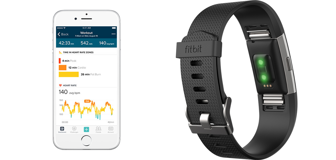 Fitbit Charge2  Black Sサイズ fitbit charge2 Sサイズ 黒 交換ベルト付！ フィットビット